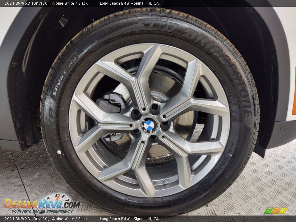 2021 BMW X3 sDrive30i Alpine White / Black Photo #3