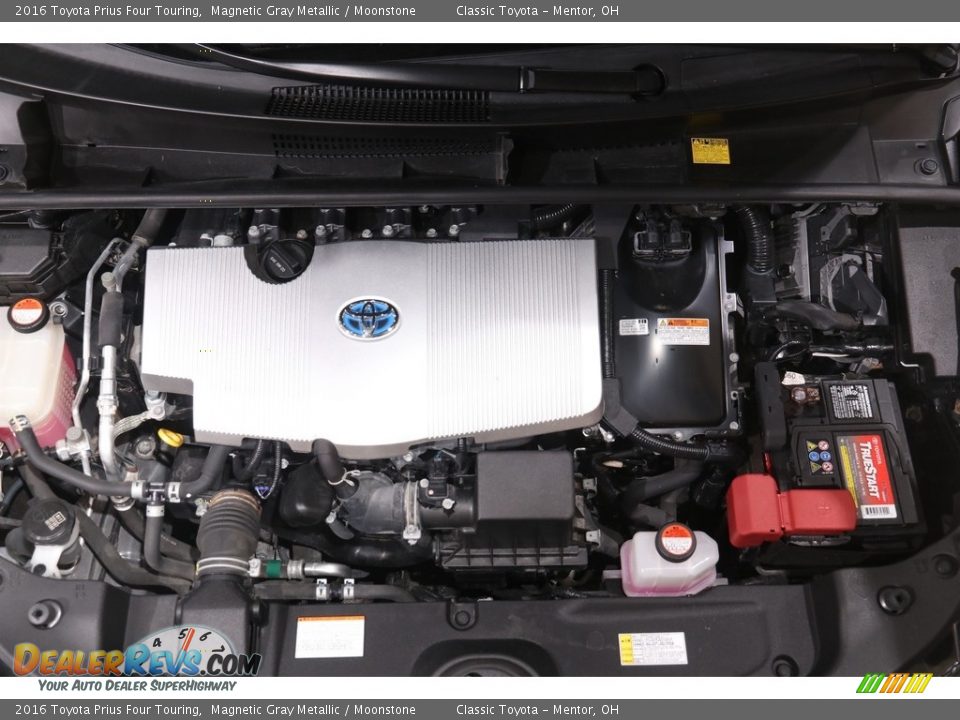 2016 Toyota Prius Four Touring Magnetic Gray Metallic / Moonstone Photo #21