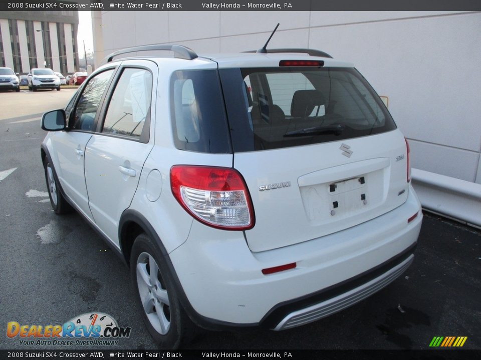 2008 Suzuki SX4 Crossover AWD White Water Pearl / Black Photo #3