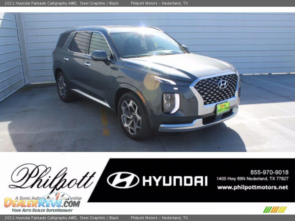 2021 Hyundai Palisade Calligraphy AWD Steel Graphite / Black Photo #1