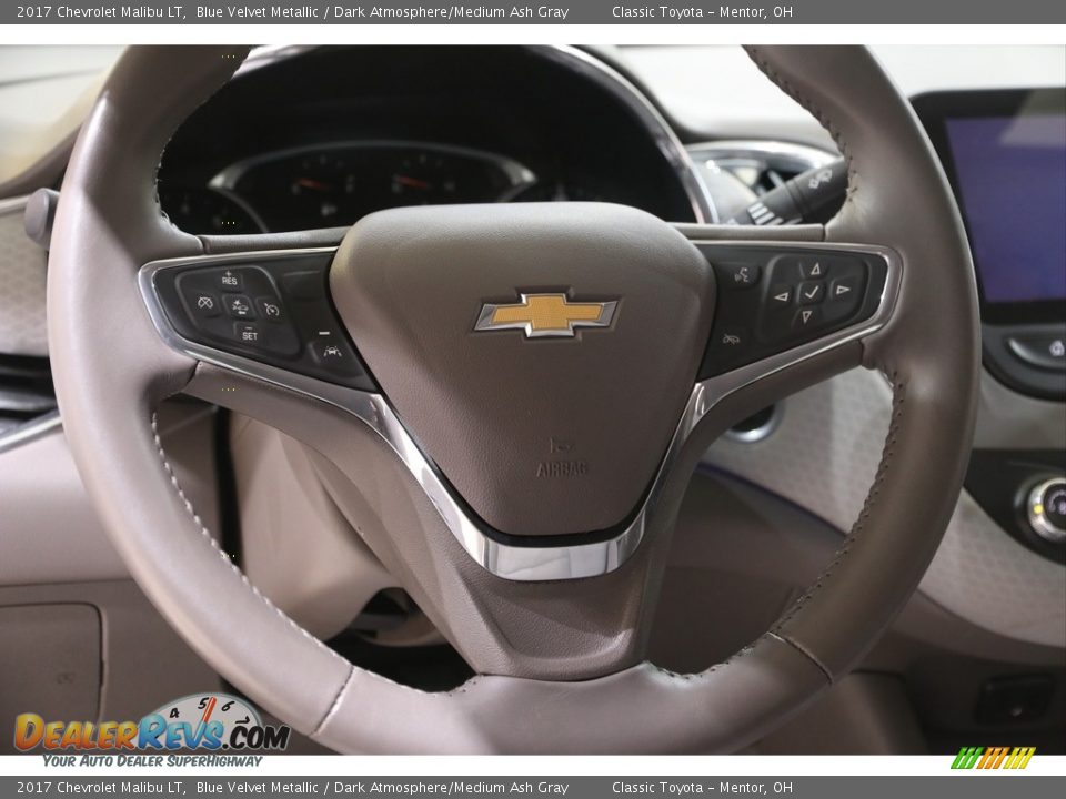 2017 Chevrolet Malibu LT Blue Velvet Metallic / Dark Atmosphere/Medium Ash Gray Photo #7