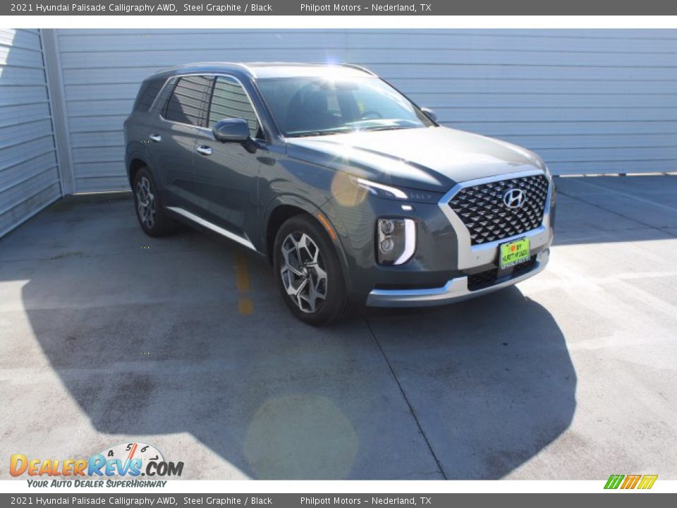 2021 Hyundai Palisade Calligraphy AWD Steel Graphite / Black Photo #2