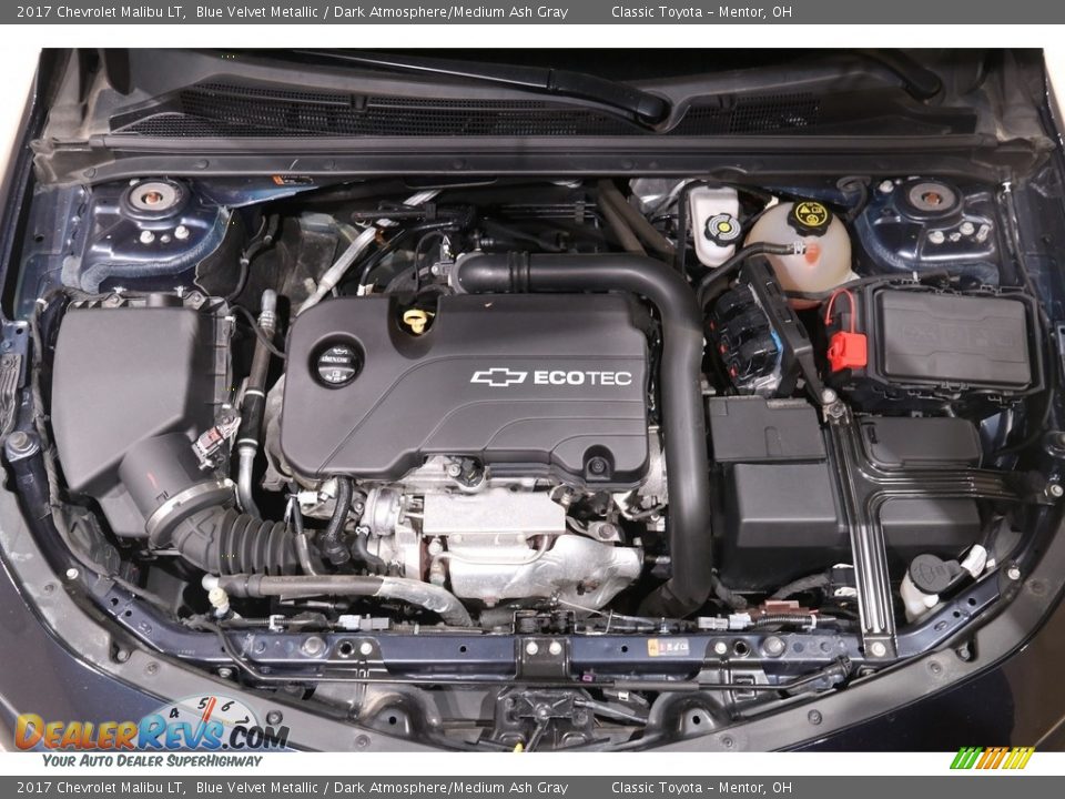 2017 Chevrolet Malibu LT Blue Velvet Metallic / Dark Atmosphere/Medium Ash Gray Photo #18