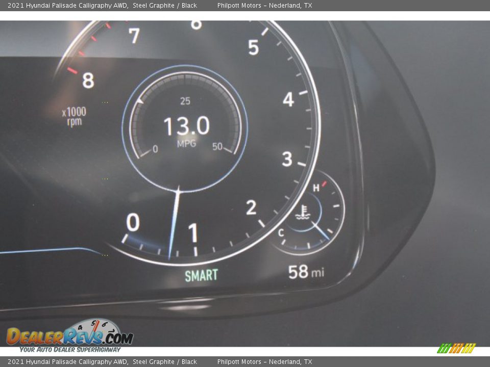 2021 Hyundai Palisade Calligraphy AWD Steel Graphite / Black Photo #14
