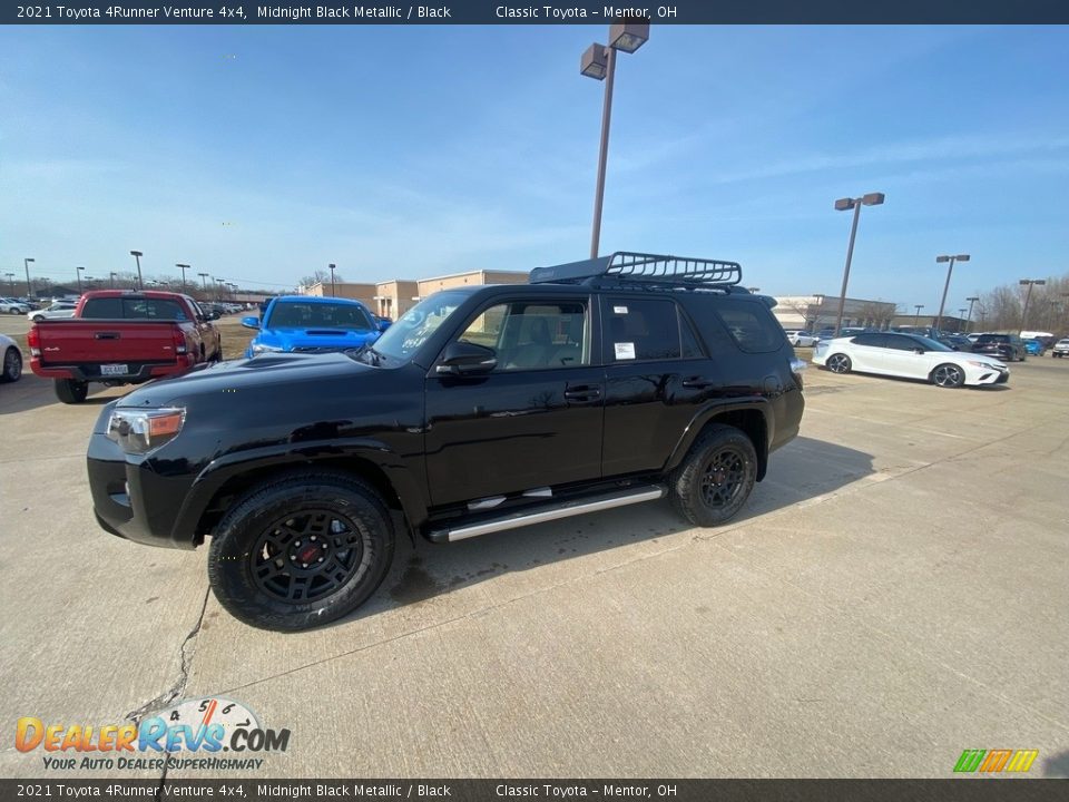 2021 Toyota 4Runner Venture 4x4 Midnight Black Metallic / Black Photo #1