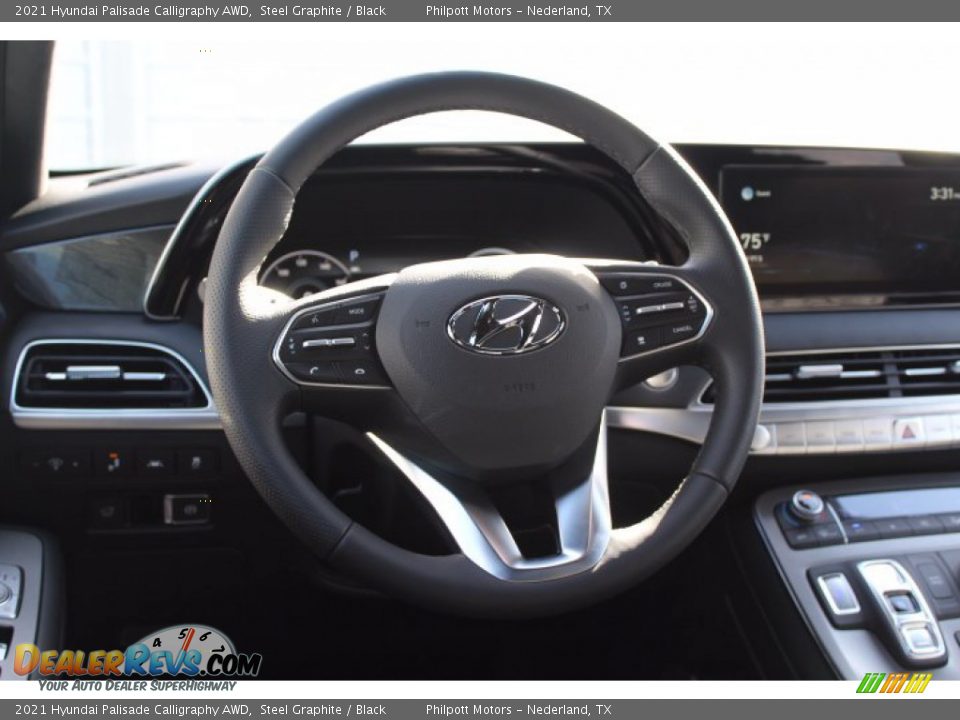 2021 Hyundai Palisade Calligraphy AWD Steel Graphite / Black Photo #22