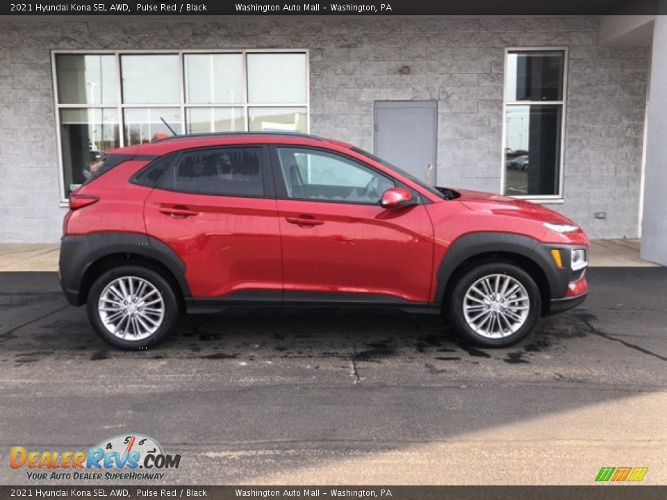 2021 Hyundai Kona SEL AWD Pulse Red / Black Photo #2