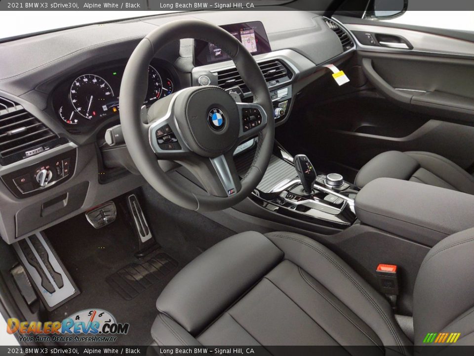 2021 BMW X3 sDrive30i Alpine White / Black Photo #12