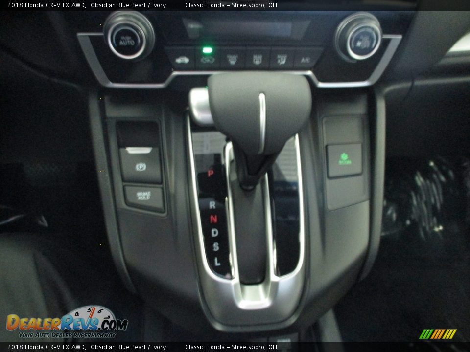 2018 Honda CR-V LX AWD Obsidian Blue Pearl / Ivory Photo #33