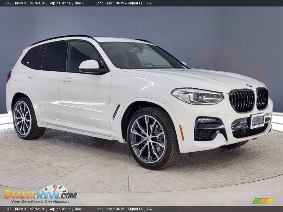 2021 BMW X3 sDrive30i Alpine White / Black Photo #27