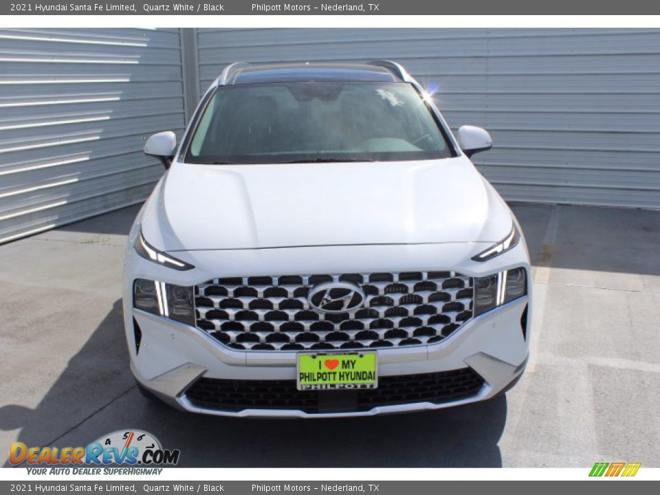 2021 Hyundai Santa Fe Limited Quartz White / Black Photo #3
