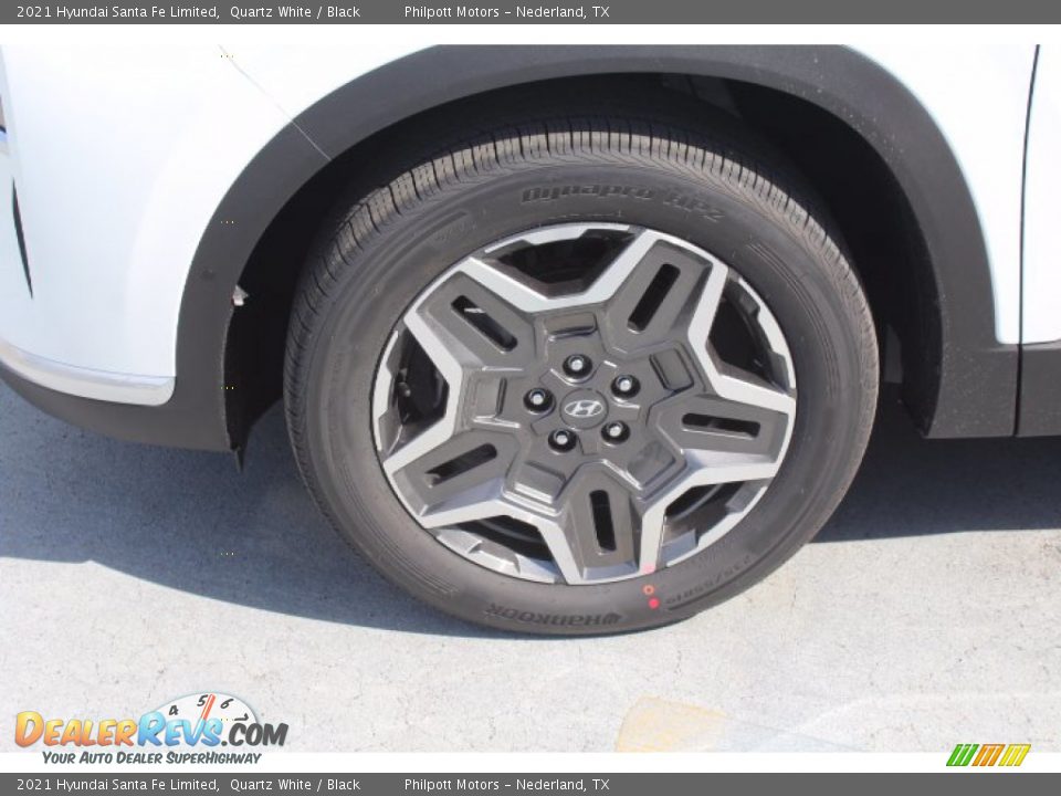 2021 Hyundai Santa Fe Limited Quartz White / Black Photo #5