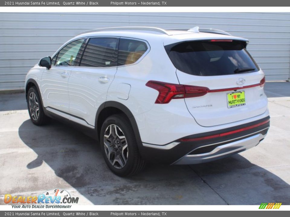 2021 Hyundai Santa Fe Limited Quartz White / Black Photo #6