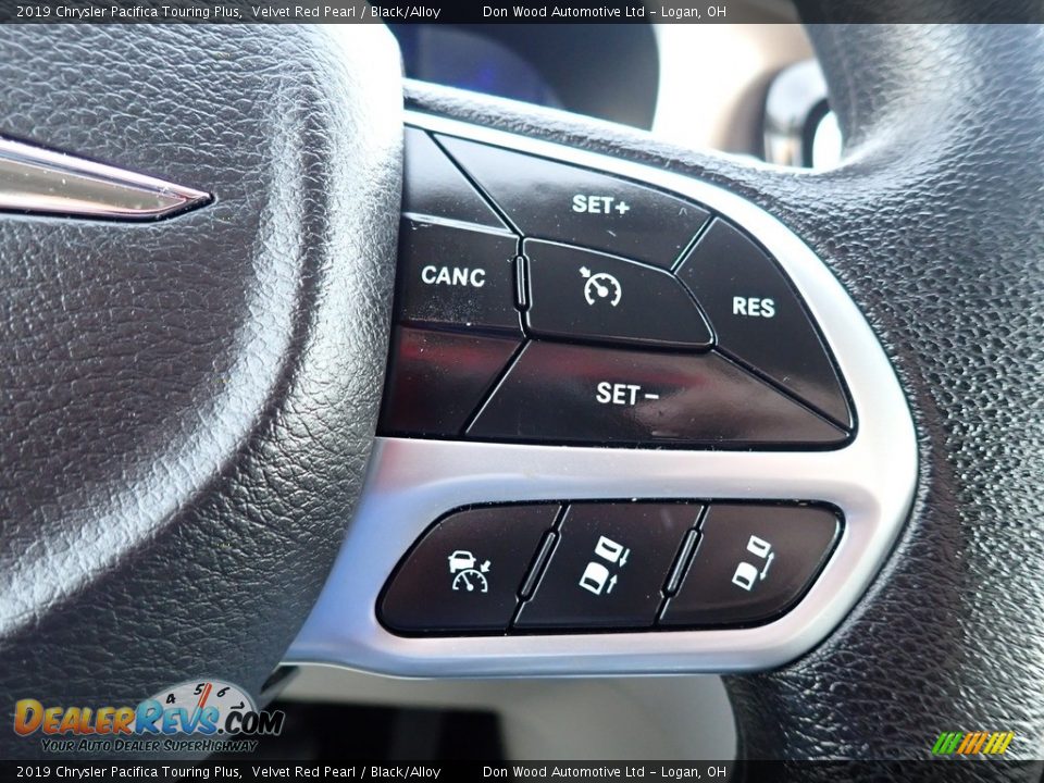2019 Chrysler Pacifica Touring Plus Velvet Red Pearl / Black/Alloy Photo #28