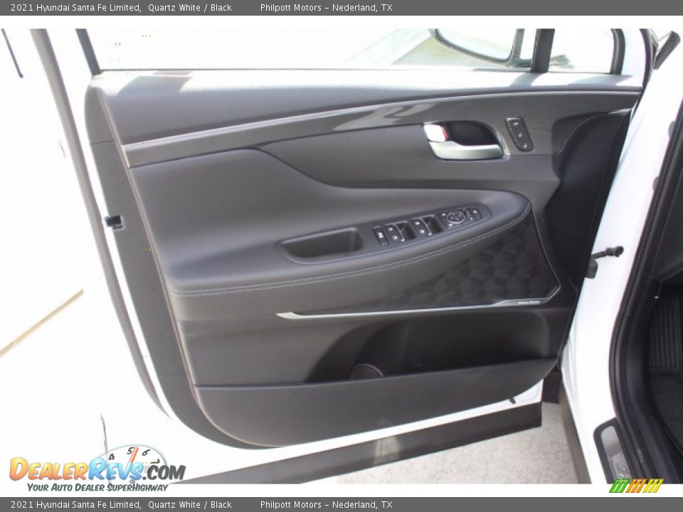 2021 Hyundai Santa Fe Limited Quartz White / Black Photo #9