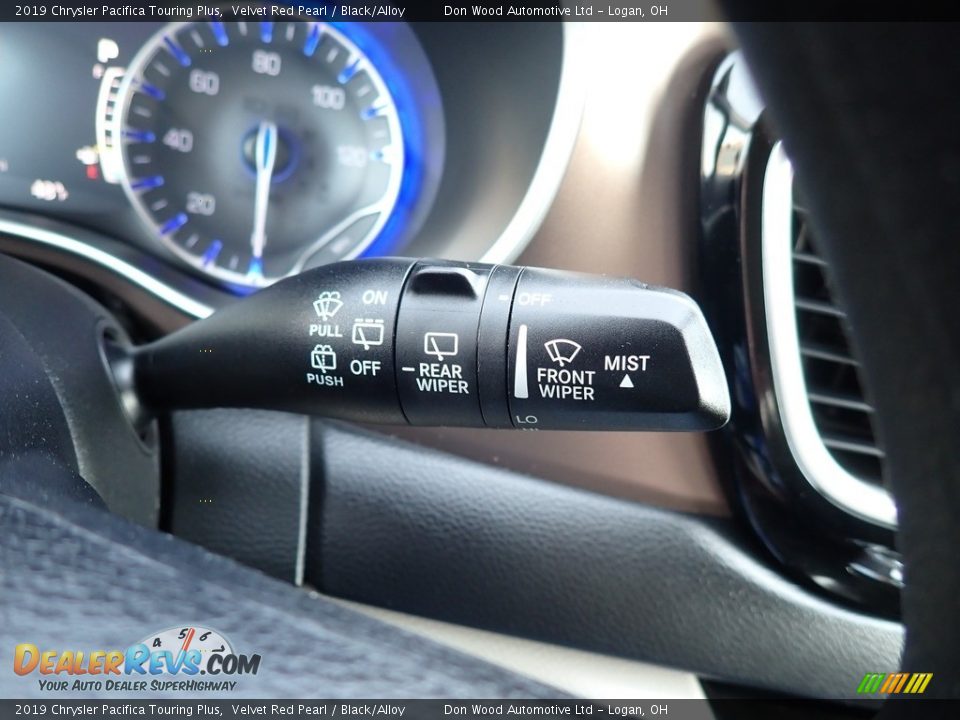 2019 Chrysler Pacifica Touring Plus Velvet Red Pearl / Black/Alloy Photo #29