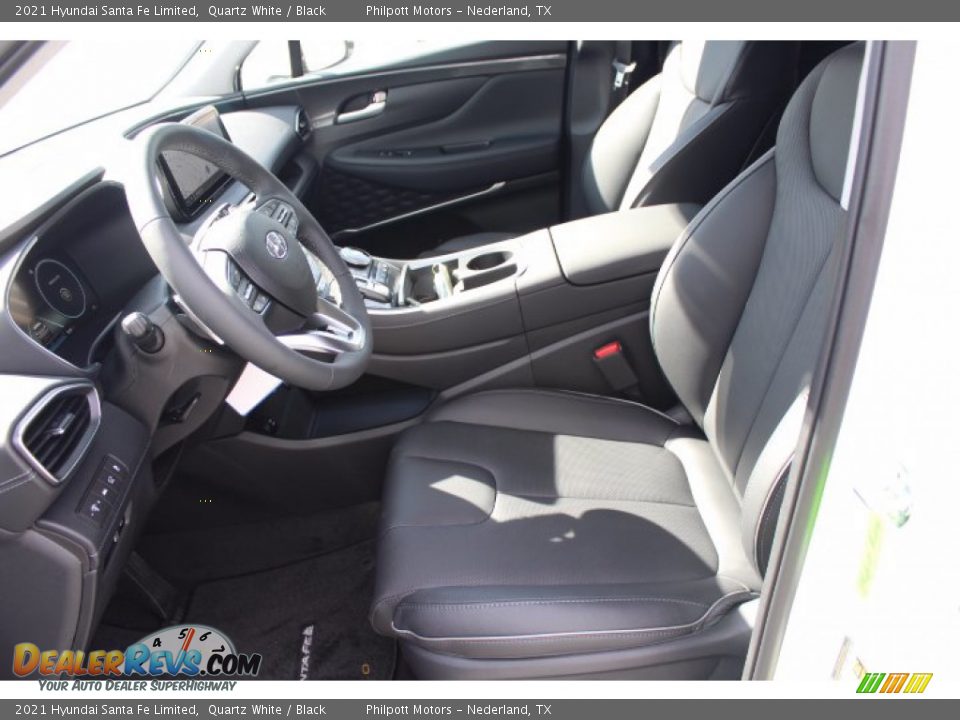 2021 Hyundai Santa Fe Limited Quartz White / Black Photo #10