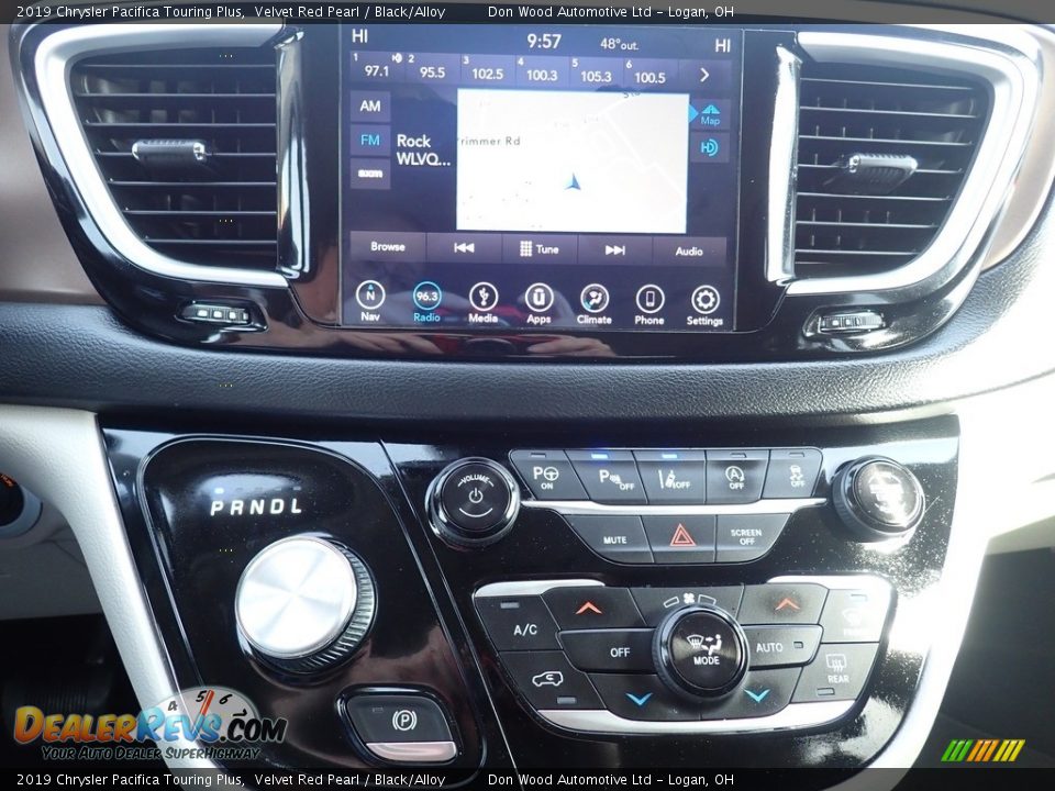 2019 Chrysler Pacifica Touring Plus Velvet Red Pearl / Black/Alloy Photo #30