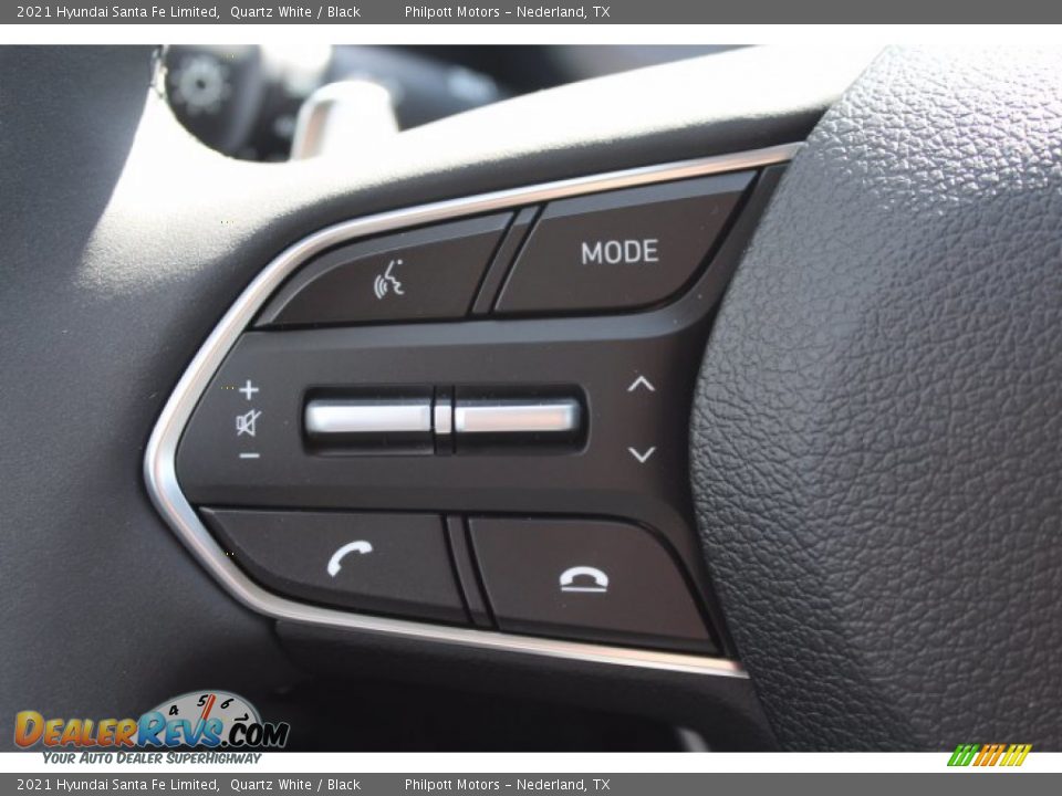 2021 Hyundai Santa Fe Limited Quartz White / Black Photo #11