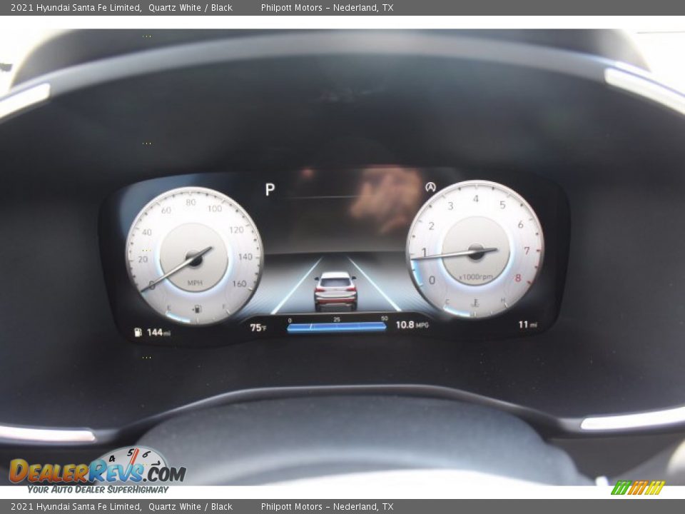 2021 Hyundai Santa Fe Limited Quartz White / Black Photo #13
