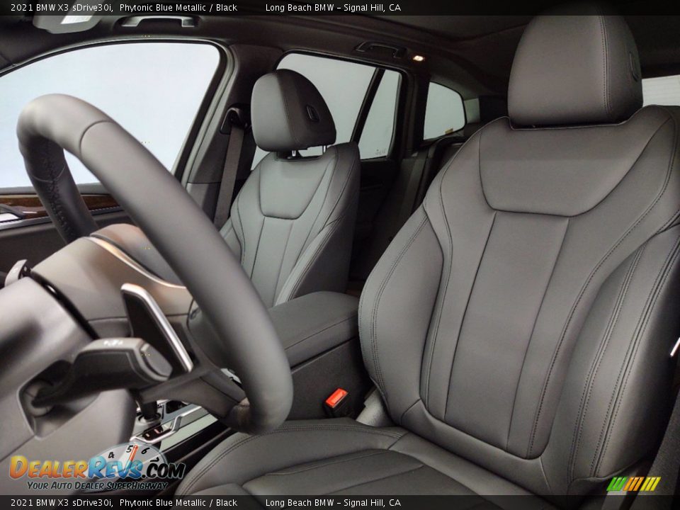 2021 BMW X3 sDrive30i Phytonic Blue Metallic / Black Photo #13