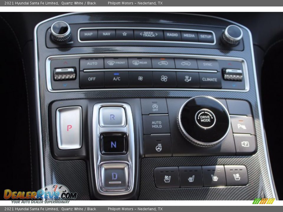 2021 Hyundai Santa Fe Limited Quartz White / Black Photo #16