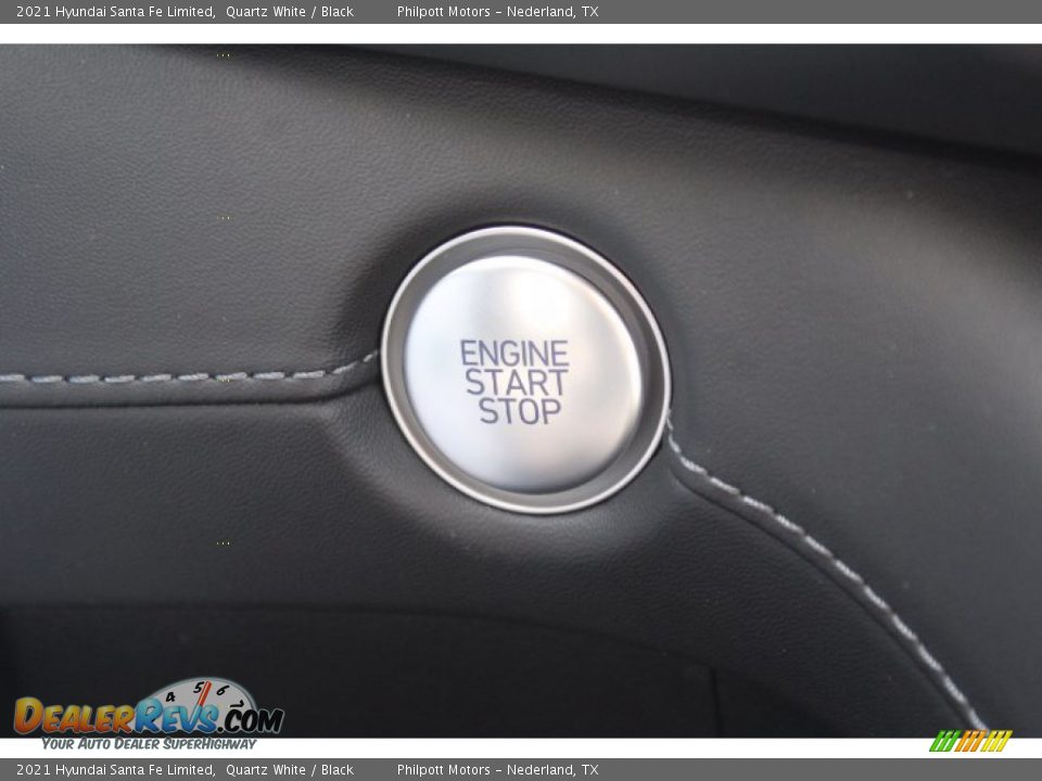 2021 Hyundai Santa Fe Limited Quartz White / Black Photo #17