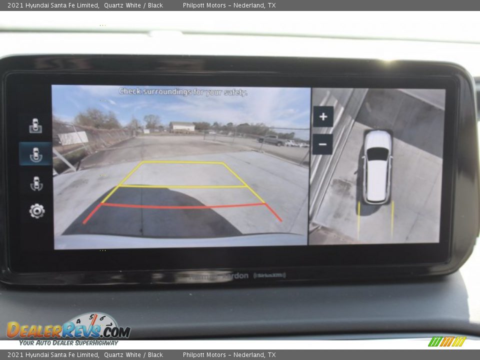 2021 Hyundai Santa Fe Limited Quartz White / Black Photo #18