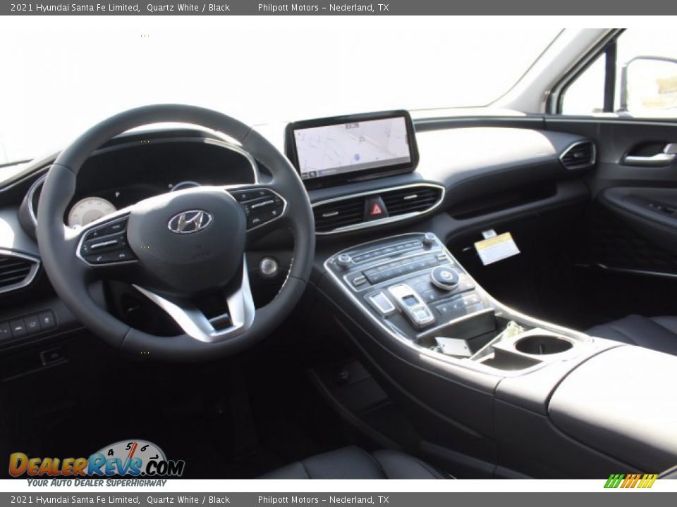 2021 Hyundai Santa Fe Limited Quartz White / Black Photo #21