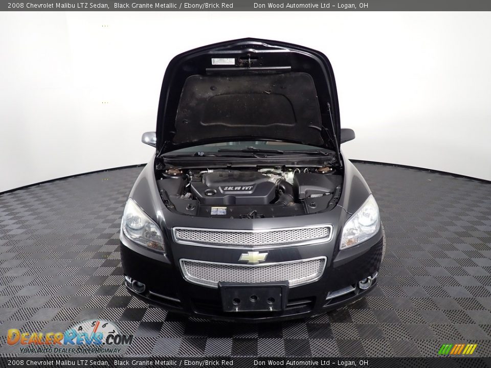 2008 Chevrolet Malibu LTZ Sedan Black Granite Metallic / Ebony/Brick Red Photo #6