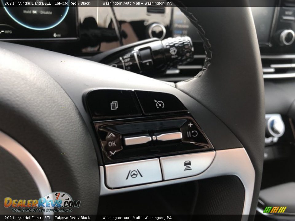2021 Hyundai Elantra SEL Calypso Red / Black Photo #12