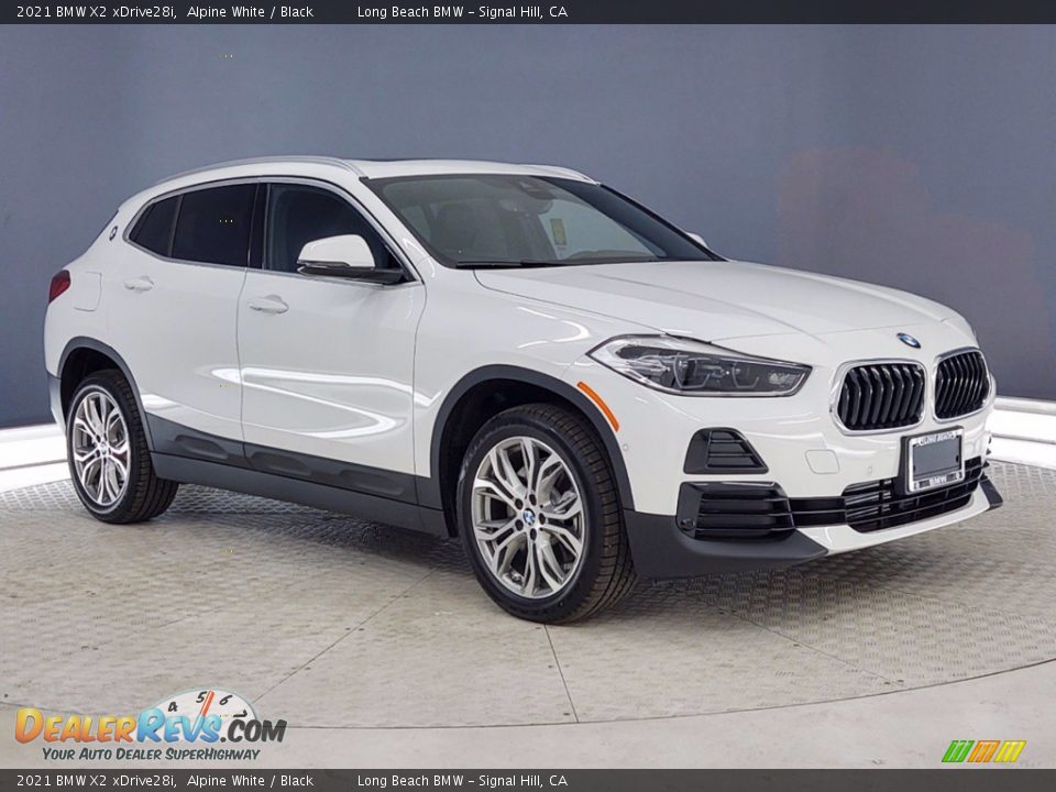 2021 BMW X2 xDrive28i Alpine White / Black Photo #1