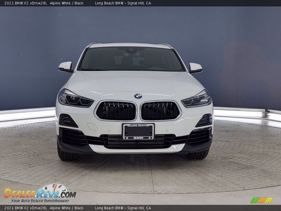2021 BMW X2 xDrive28i Alpine White / Black Photo #2
