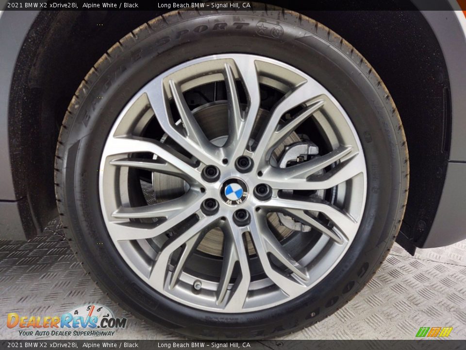 2021 BMW X2 xDrive28i Alpine White / Black Photo #3