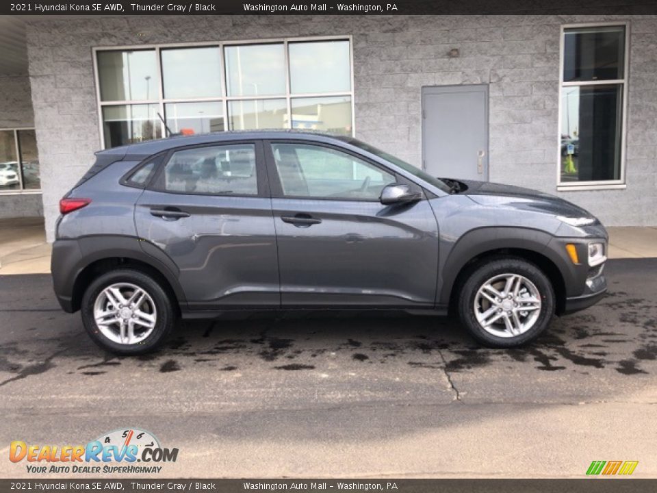 2021 Hyundai Kona SE AWD Thunder Gray / Black Photo #2