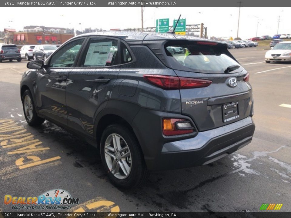 2021 Hyundai Kona SE AWD Thunder Gray / Black Photo #3