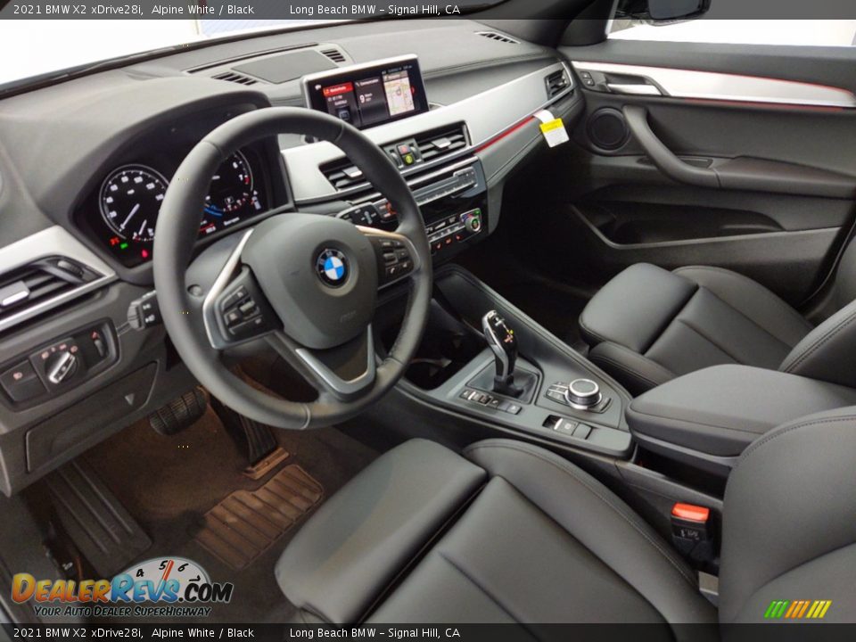 2021 BMW X2 xDrive28i Alpine White / Black Photo #12