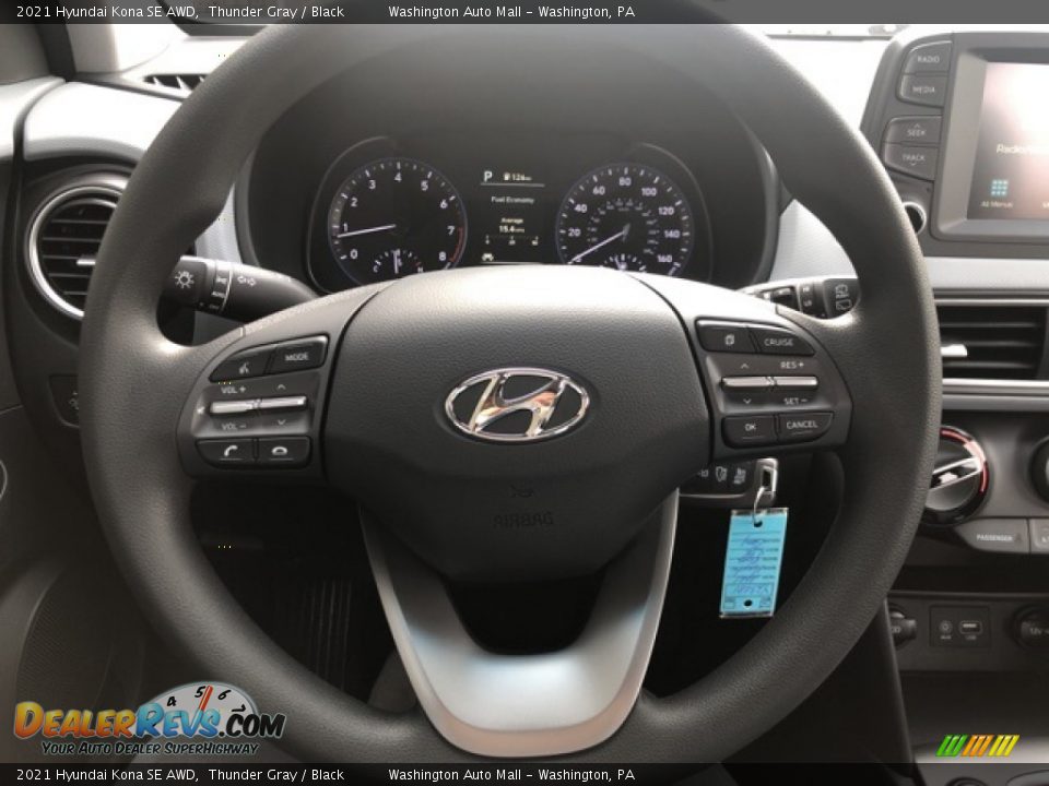 2021 Hyundai Kona SE AWD Thunder Gray / Black Photo #10