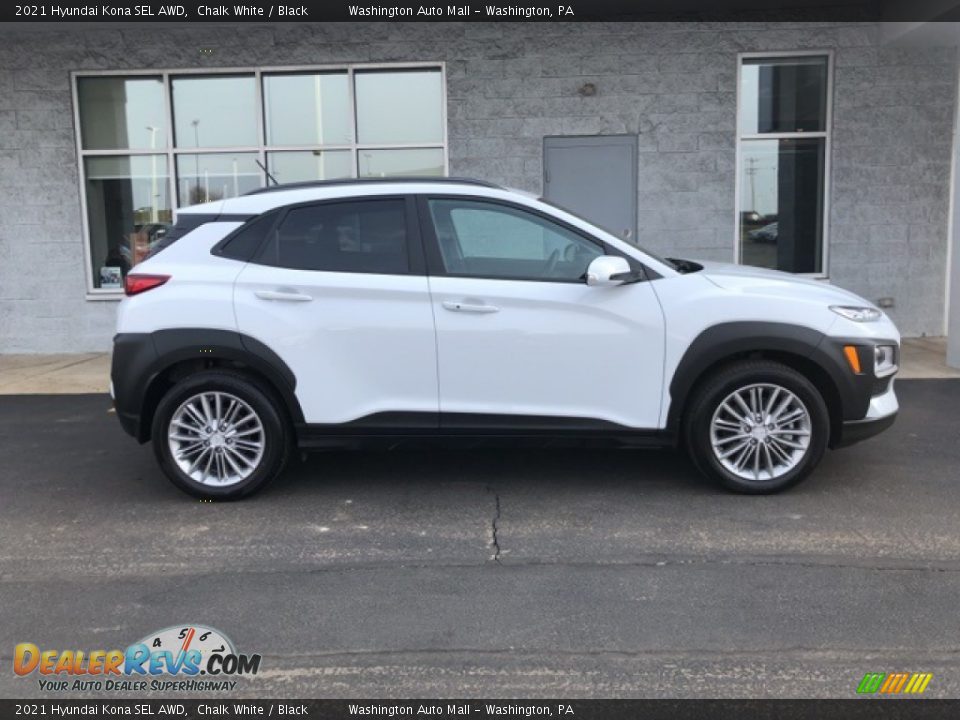 2021 Hyundai Kona SEL AWD Chalk White / Black Photo #2