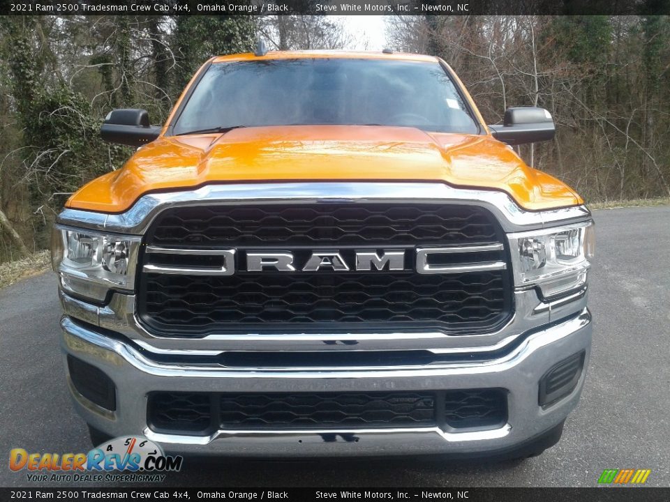 2021 Ram 2500 Tradesman Crew Cab 4x4 Omaha Orange / Black Photo #3