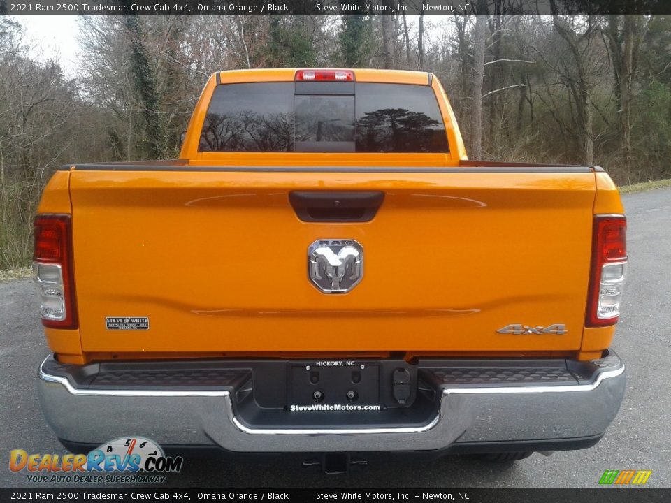 2021 Ram 2500 Tradesman Crew Cab 4x4 Omaha Orange / Black Photo #7