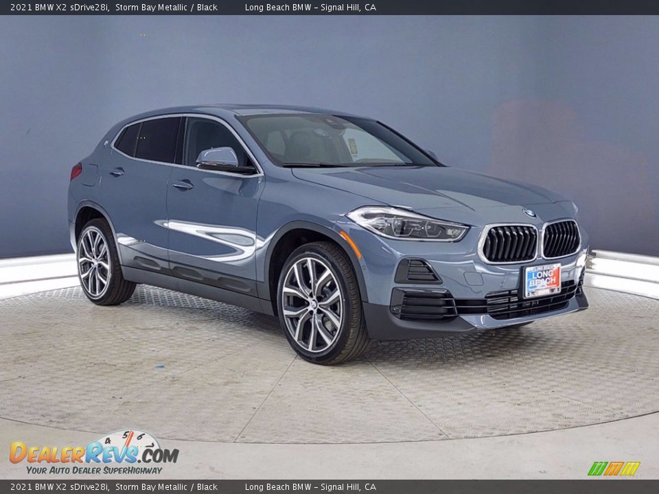 2021 BMW X2 sDrive28i Storm Bay Metallic / Black Photo #1