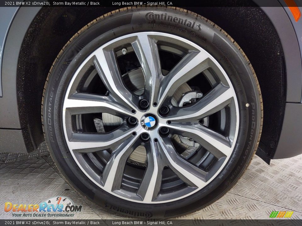 2021 BMW X2 sDrive28i Storm Bay Metallic / Black Photo #3