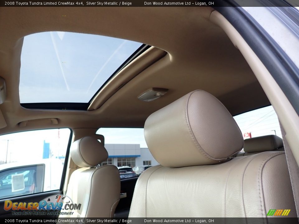 2008 Toyota Tundra Limited CrewMax 4x4 Silver Sky Metallic / Beige Photo #2