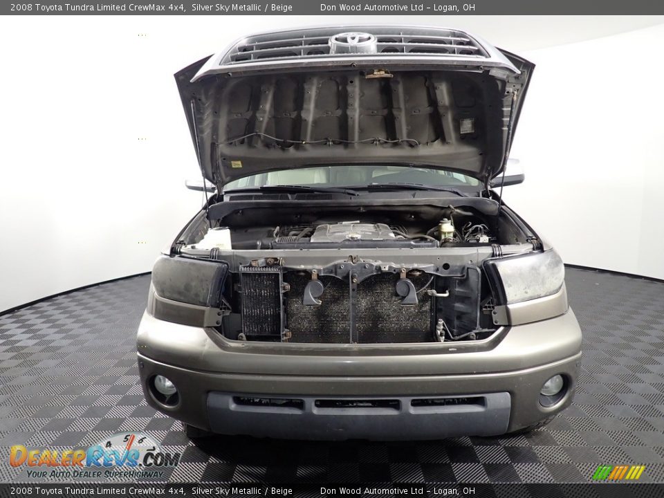 2008 Toyota Tundra Limited CrewMax 4x4 Silver Sky Metallic / Beige Photo #7