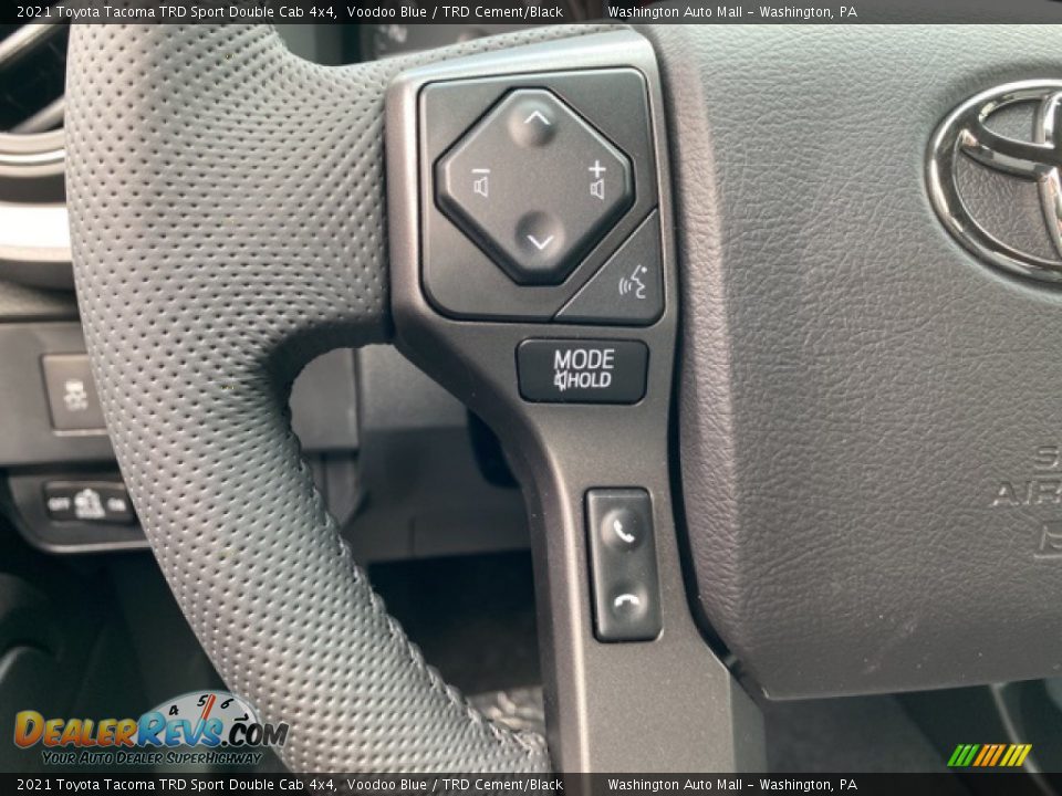 2021 Toyota Tacoma TRD Sport Double Cab 4x4 Steering Wheel Photo #6