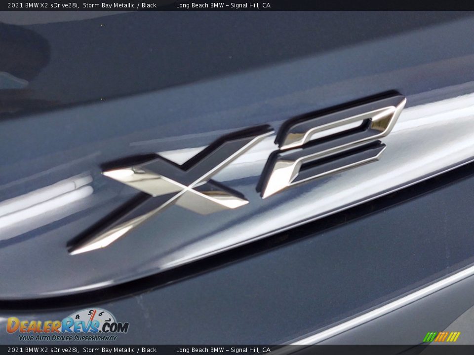 2021 BMW X2 sDrive28i Storm Bay Metallic / Black Photo #8