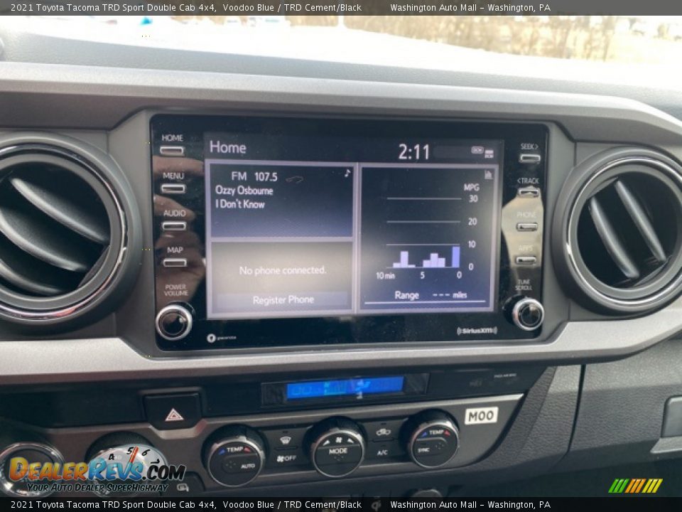 Controls of 2021 Toyota Tacoma TRD Sport Double Cab 4x4 Photo #8