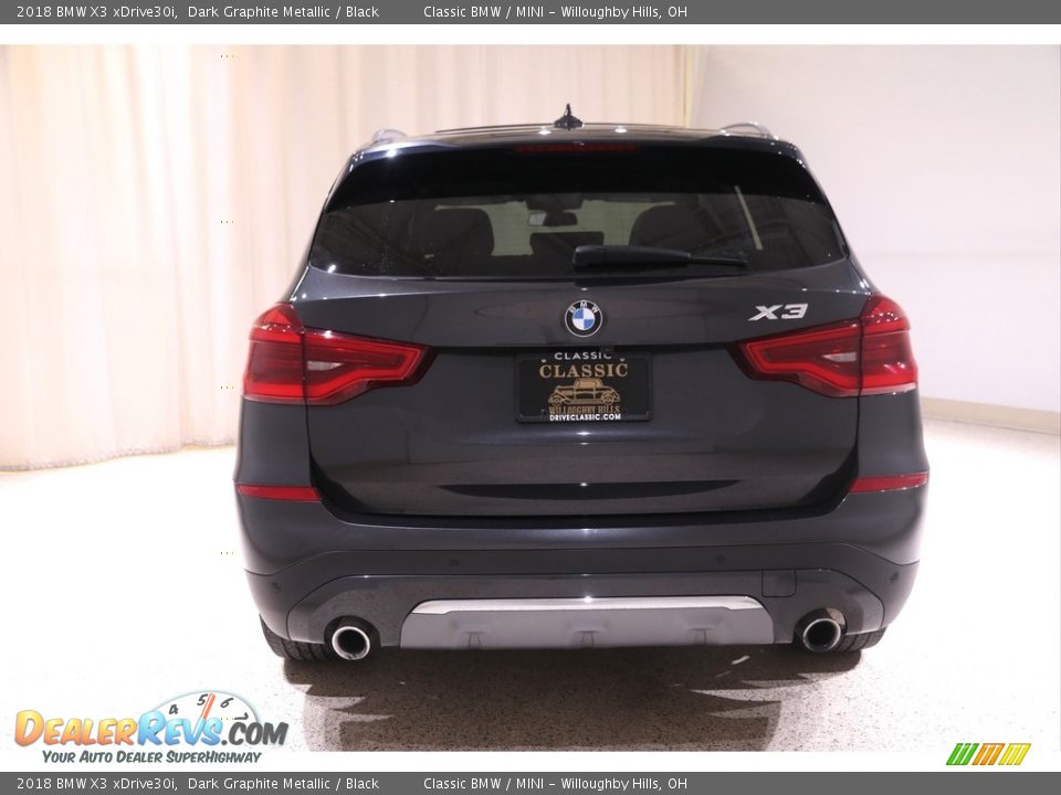 2018 BMW X3 xDrive30i Dark Graphite Metallic / Black Photo #24