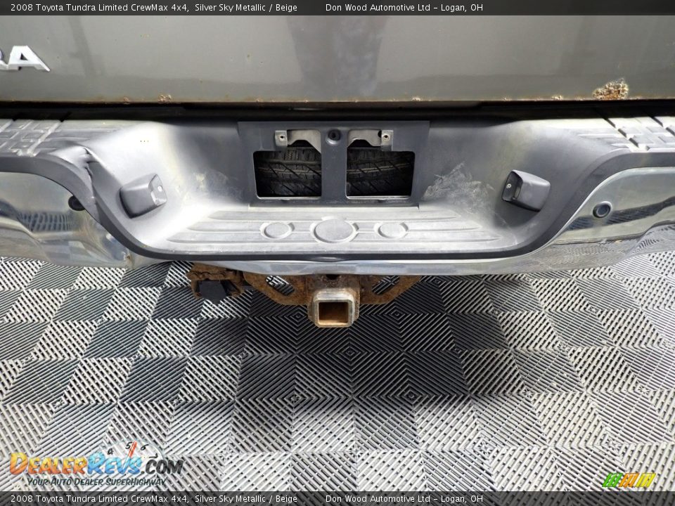 2008 Toyota Tundra Limited CrewMax 4x4 Silver Sky Metallic / Beige Photo #14